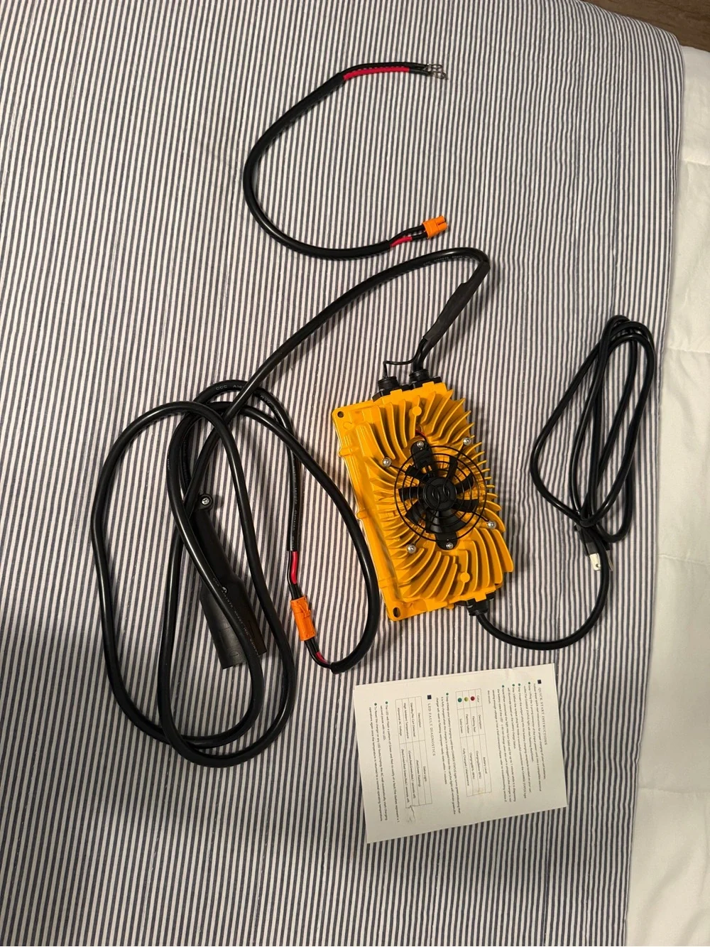 Club Car Golf Cart 48 Volt 15 Amp Battery Charger 3 Pin Round Indicator Feature